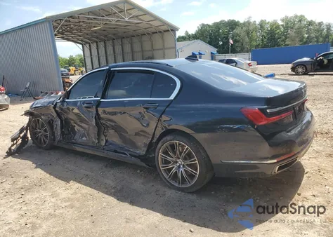 2021 BMW 740 I из США, поврежденный, VIN WBA7T2C08MCG42600